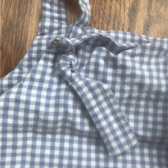 Thimble Collection Gingham Romper 6-12 Months - Picture 5 of 6